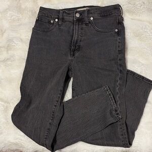 Madewell Women's Gray Straight Leg Jeans